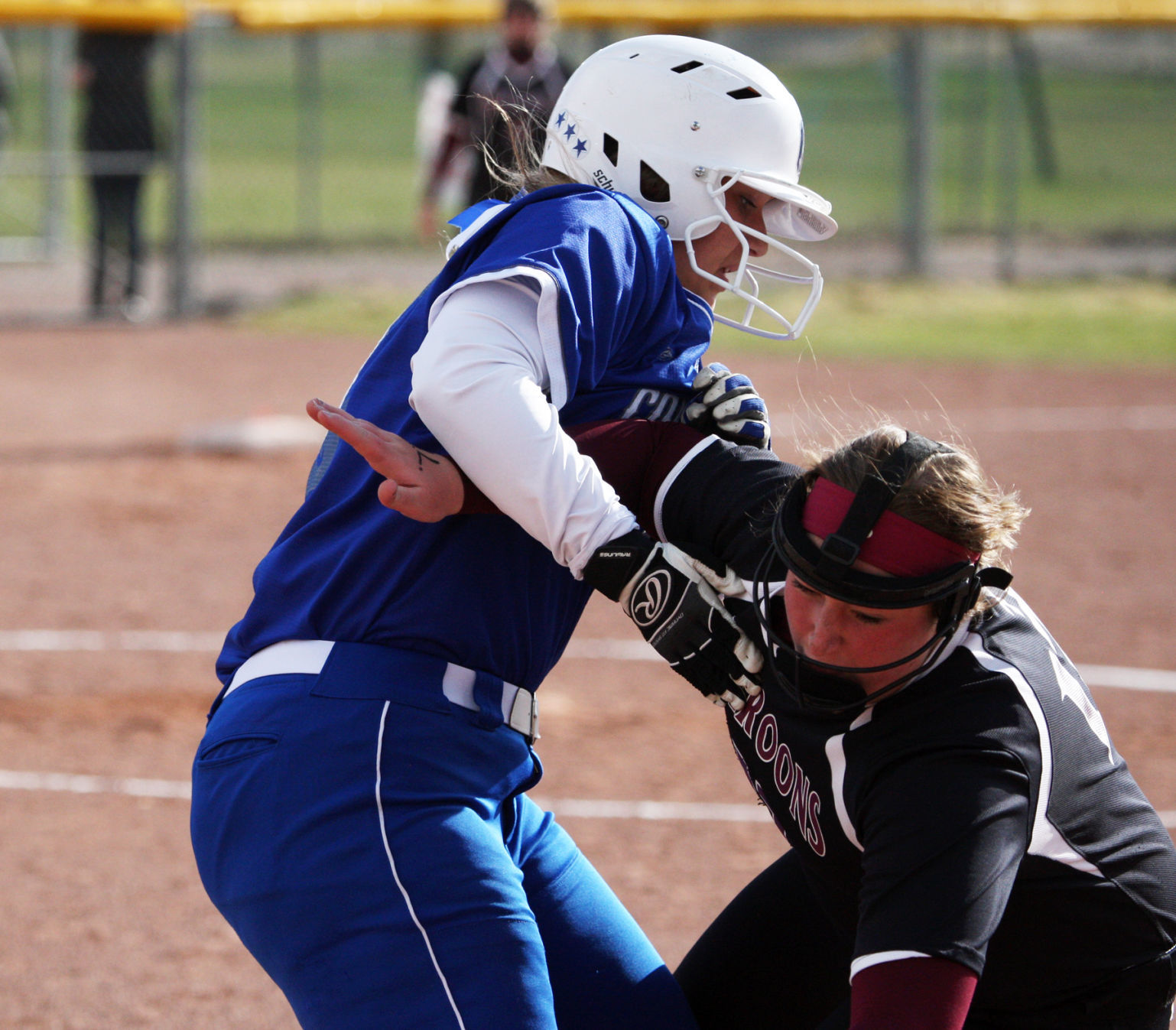 Softball is a contact sport